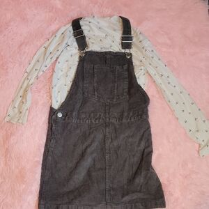 H&M Kids Matching Set - Cream and Gray